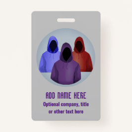 Info-beveiliging - gekleurde ethische hackers badge