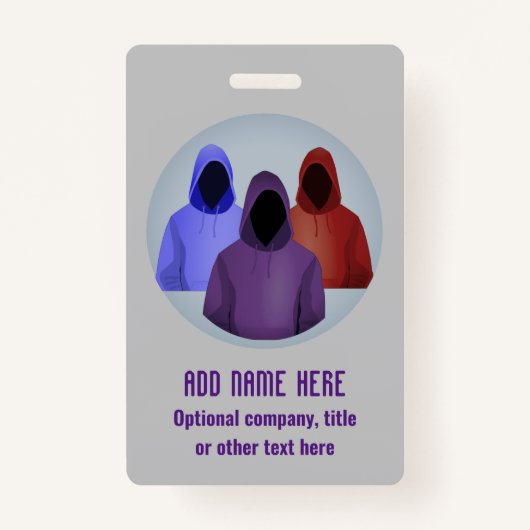 Info-beveiliging - gekleurde ethische hackers badge (Voorkant)