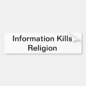 info doodt religie bumper sticker (Voorkant)