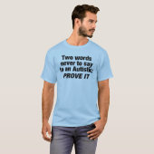 Info Dump Autistische T-Shirt (Voorkant volledig)