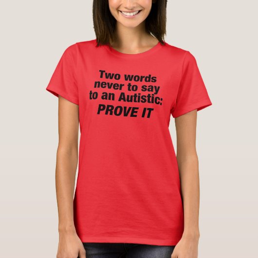 Info Dump Autistische T-Shirt (Voorkant)