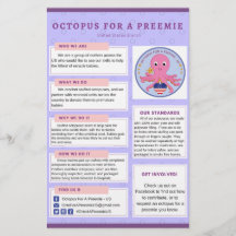 Info Flyer octopus voor een preemie US