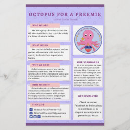 Info Flyer octopus voor een preemie US