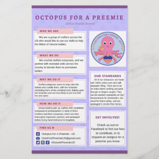 Info Flyer octopus voor een preemie US
