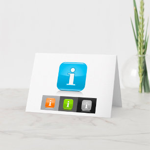 Info Icons Wenskaarten Kaart