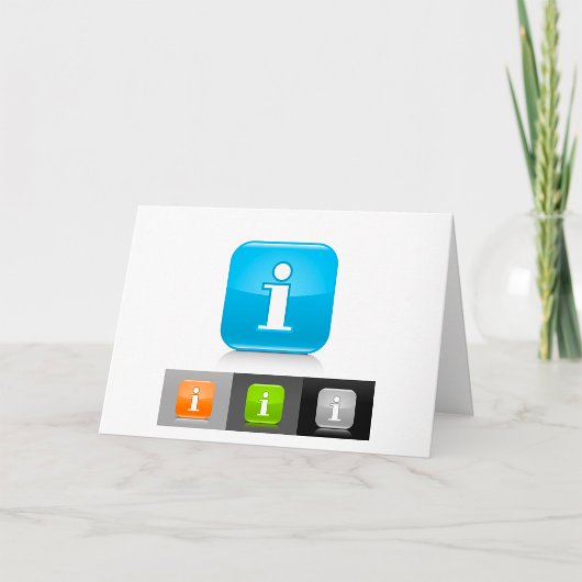 Info Icons Wenskaarten Kaart