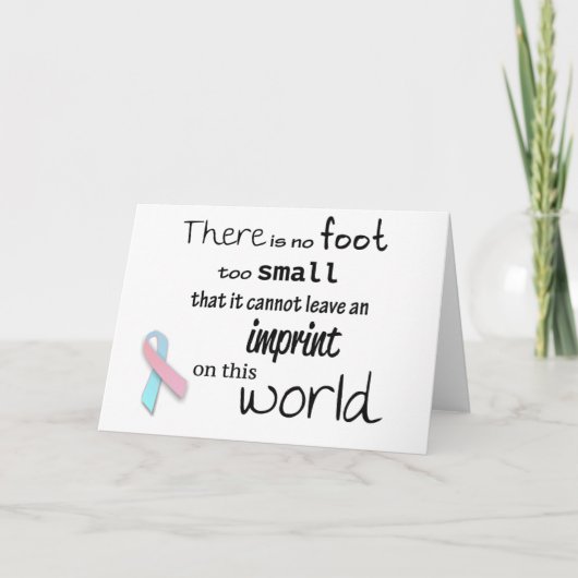 Info loss awareness greeting card kaart (Voorkant)