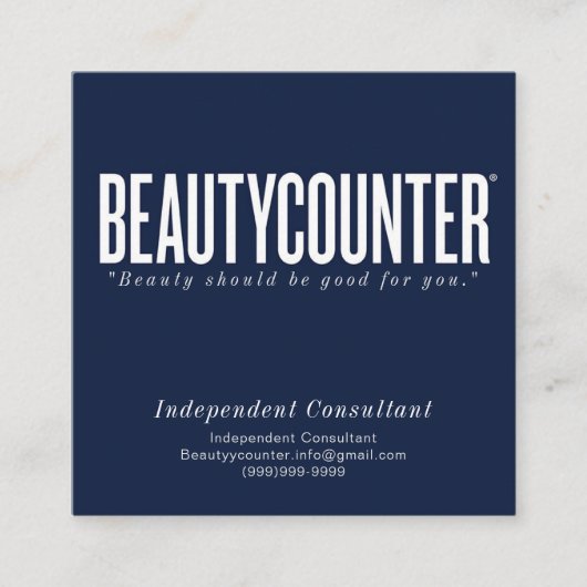 Info over bedankt en bestellen Visitekaartje (Voorkant)