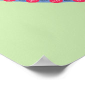 infografieomrekeningsmijlen en kilometers poster (Hoek)