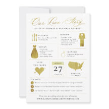 Infografisch sparen de Datum Faux Gold Foil
