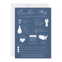 Infografisch sparen het Datumliefdesverhaal