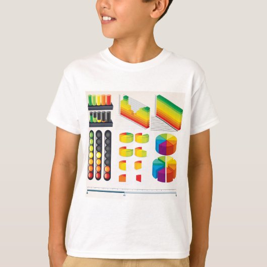 Infografische Elementen en Gegevensvisualisatie T-shirt (Voorkant)