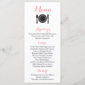 infografische menukaart (Voorkant)