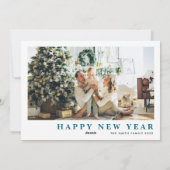 Infographic Kerstkaart met hoogtepunten van het ja (Achterkant)