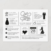 Infographic Save the Date Aankondiging Nederland (Voorkant)