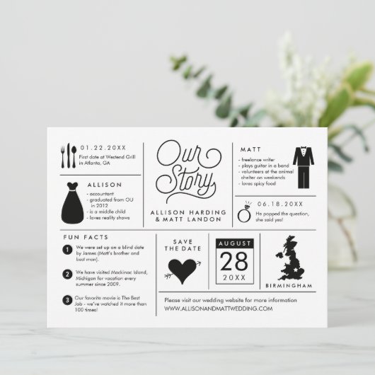 Infographic Save the Date Announding UK (Staand voorkant)