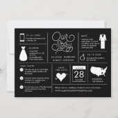 Infographic Save the Date Verloving Notice (Voorkant)