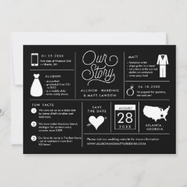 Infographic Save the Date Verloving Notice