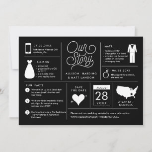 Infographic Save the Date Verloving Notice
