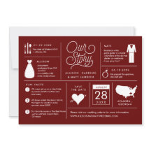 Infographic Save the Date Verloving Notice