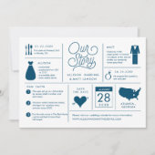 Infographic Save the Date Verloving Notice (Voorkant)