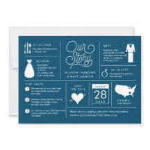 Infographic Save the Date Verloving Notice