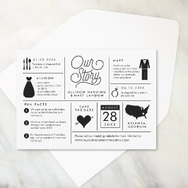 Infographic Save the Date Verloving Notice