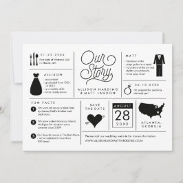 Infographic Save the Date Verloving Notice