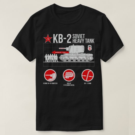 Infographics met KV2 T-shirt (Design voorkant)