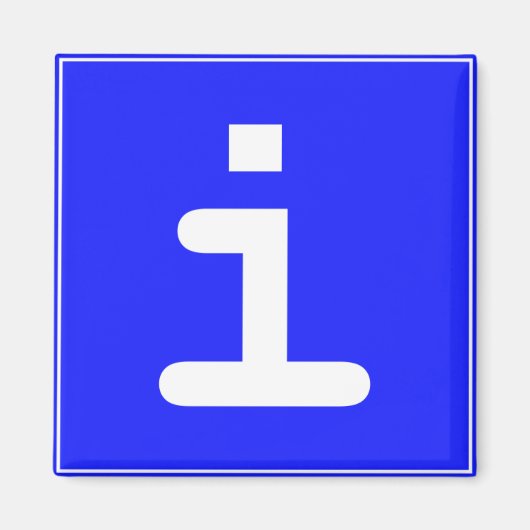 InfoPoint-pictogram Magneet (Voorkant)