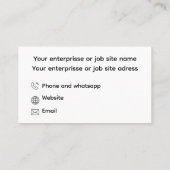 Informatic Visitekaartje (Achterkant)