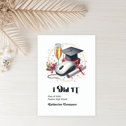 Informatica en Informatie Afstudeerfoto Aankondiging