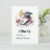 Informatica en Informatie Afstudeerfoto Aankondiging (Staand voorkant)