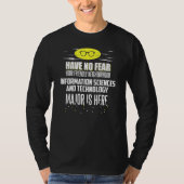 informatica en informatietechnologie groot ontwerp t-shirt (Voorkant)