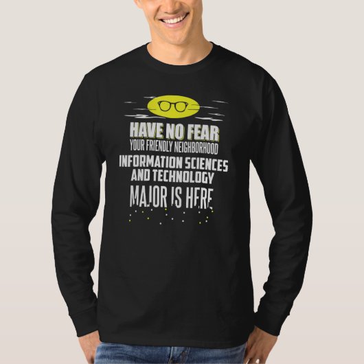 informatica en informatietechnologie groot ontwerp t-shirt (Voorkant)