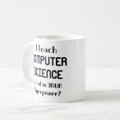informatica onderwijzen koffiemok (Voorkant links)