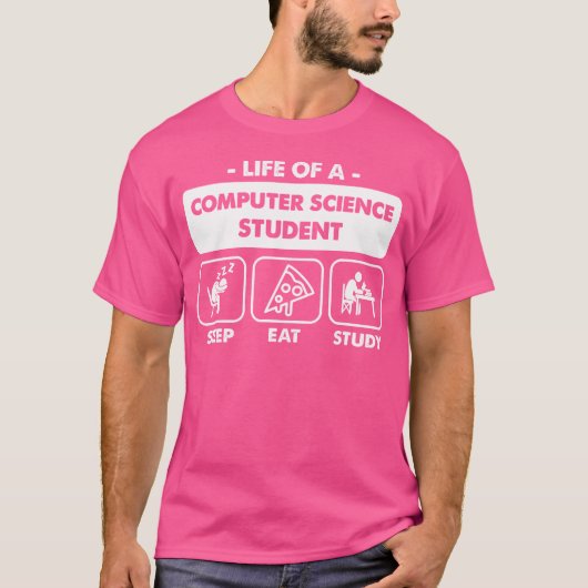 Informatica Student Hoofdvak Informatica T-shirt (Voorkant)