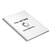 Informatica Student - Trage WiFi Humor Notitieboek (Rechterzijde)