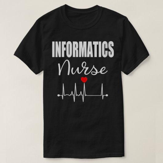 Informatica verpleegkundige Womens Gift VNeck T-shirt (Design voorkant)