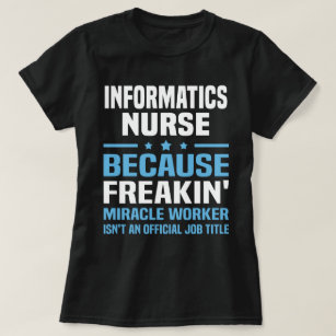 Informatica verpleegster t-shirt