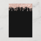 Informatie Behuizing Kaart Bruiloft Details Roos (Achterkant)