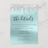 Informatie Bijgevoegde Kaart Trouwdetails (Voorkant)