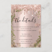 Informatie Bijlagekaart Trouwdetails Krans Informatiekaartje (Voorkant)