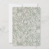 Informatie & Details Golden Lily Wedding Morris Kaart (Achterkant)