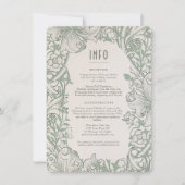 Informatie & Details Golden Lily Wedding Morris Kaart (Voorkant)