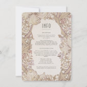 Informatie & Details Golden Lily Wedding Morris Kaart (Voorkant)