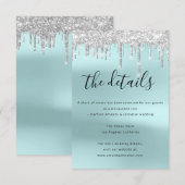 Informatie Enclosure Kaart Trouwdetails (Voorkant / Achterkant)