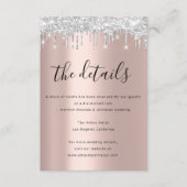 Informatie Enclosure Kaart Trouwdetails Drips (Voorkant)