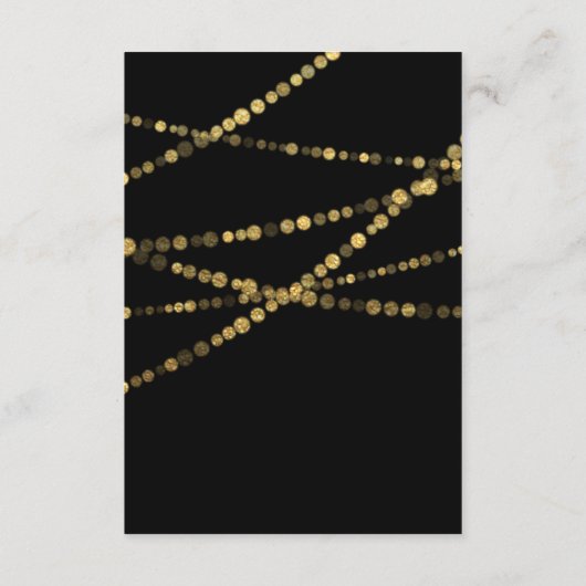 Informatie Enclosure Kaart Trouwdetails Goud (Achterkant)