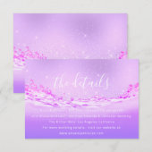 Informatie Enclosure Kaart Trouwdetails Tropic (Voorkant / Achterkant)